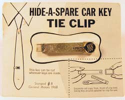 tie clip crest key